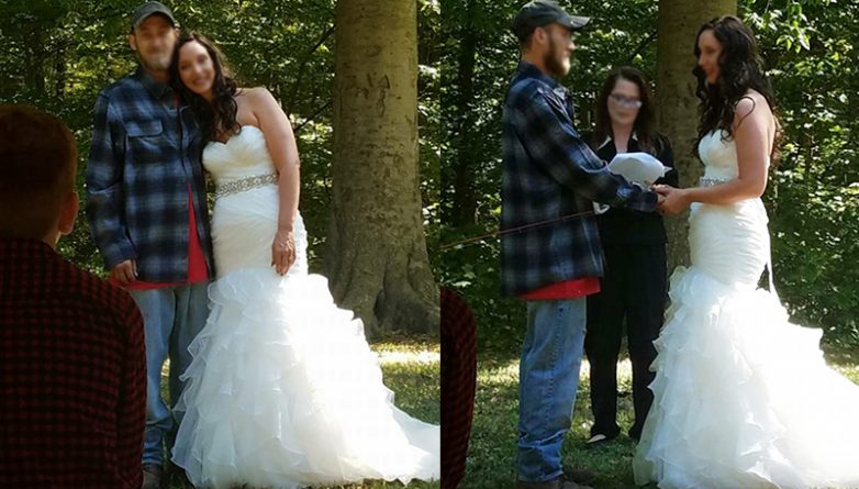 Полезное: Парень пришел на собственную свадьбу в грязных джинсах, помятой рубашке и с удочкой — хотя невеста была в шикарном платье