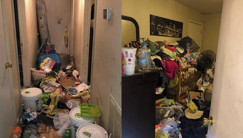 Закон и право: Полиция опубликовала жуткие фото дома, где среди мусора и гнилой пищи жили 4 маленьких детей