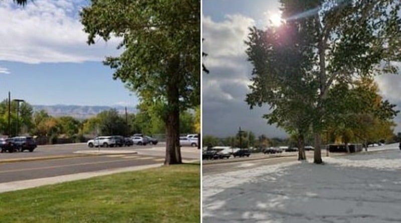 Погода: В Колорадо за 24 часа температура воздуха упала с +25 ºC до - 6 ºC, превратив лето в зиму (фото)