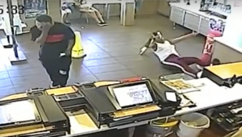 Происшествия: Недовольная клиентка McDonald's швырнула в менеджера заказ, а тот бросил в нее блендер — и разбил лицо