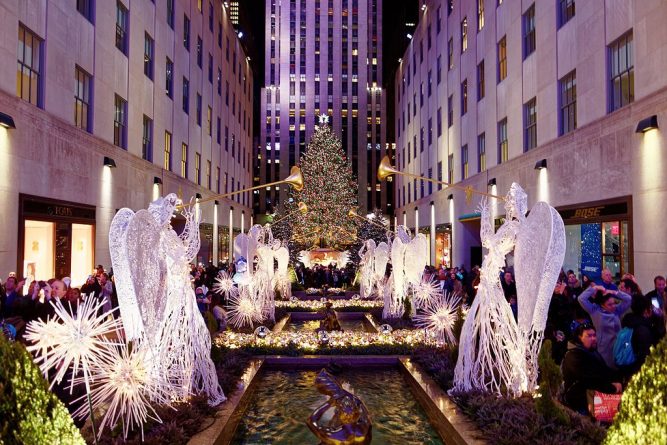 Локальные новости: Нью-Йорк закроет улицы возле Рождественской елки в Рокфеллер-центре во время праздников