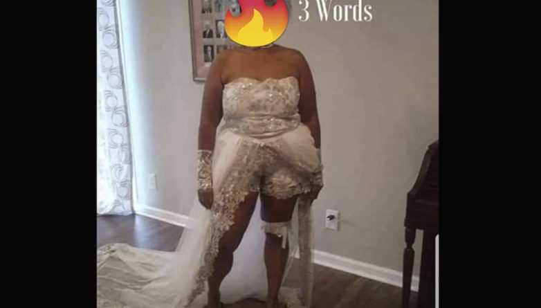 Полезное: Соцсети в ужасе от невесты, которая надела свадебное «нижнее белье» вместо платья