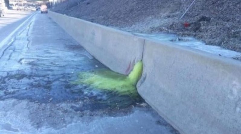 Локальные новости: Специалисты определили источник появления загадочной зеленой слизи, возникшей на трассе Мичигана
