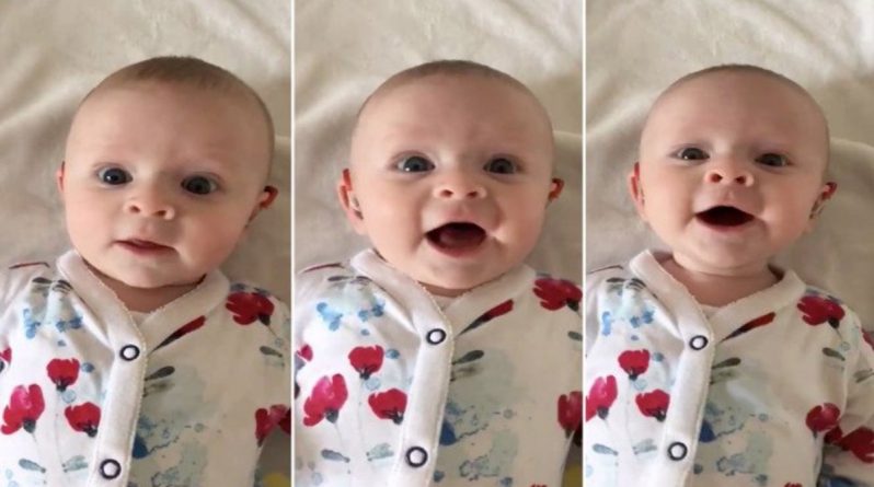 Здоровье: На лице младенца сменяется целая гамма эмоций всякий раз, как родители включают слуховой аппарат (видео)