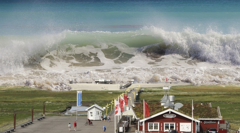 Погода: У побережья США была замечена «чудовищная» 20-метровая волна