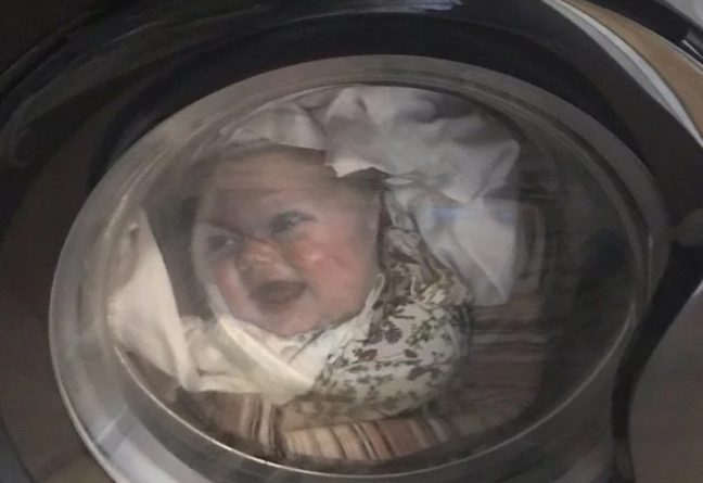 Локальные новости: Отец чуть не лишился чувств, когда увидел в стиральной машине лицо своего малыша