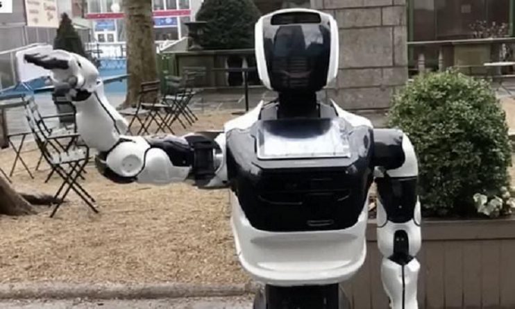 Локальные новости: Жуткого робота, «обнаруживающего коронавирус», убрали из нью-йоркского парка после того, как он напугал прохожих попыткой «проверить их»