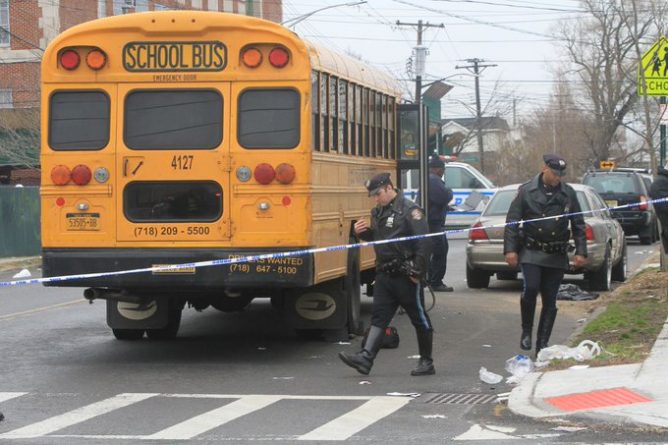 Локальные новости: Школьный автобус насмерть сбил 10-летнюю девочку в Бруклине