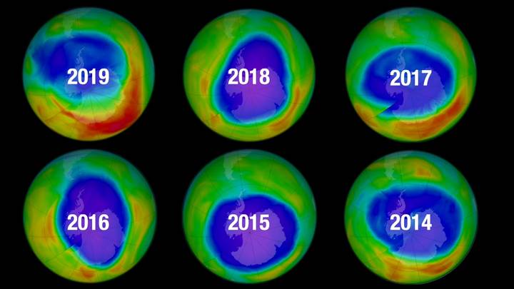 Наука: Озоновый слой Земли продолжает восстанавливаться