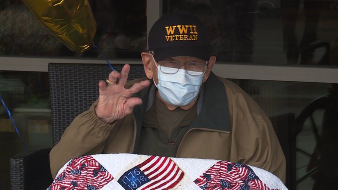 Локальные новости: 104-летний ветеран Второй мировой стал старшим пациентом, поборовшим коронавирус