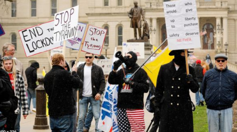 Закон и право: В нескольких штатах США – массовые протесты против продолжения карантина