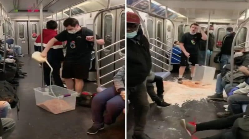 Локальные новости: Розыгрыш Джоша Попкина назвали «недостойным» после устроенного им в метро беспорядка