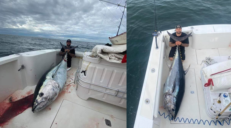 Локальные новости: В США рыбак выловил гигантского тунца, который весит как мотоцикл (фото)
