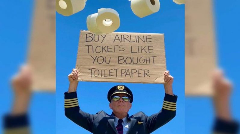 Популярное: Пилот попросил людей «покупать билеты на рейсы», как они «покупали туалетную бумагу»