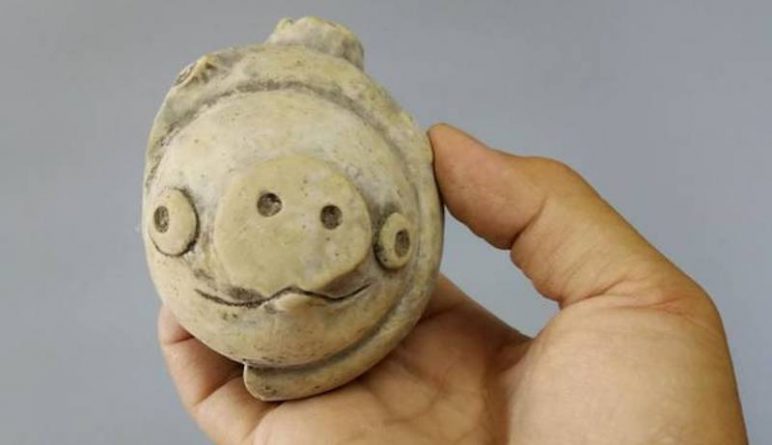 Полезное: В Китае нашли уникальный древний артефакт. Он — просто копия свиньи из Angry Bird