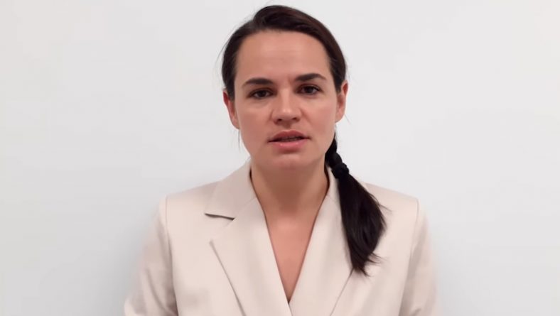 Политика: Лидер белорусской оппозиции Светлана Тихановская опубликовала видео-обращение