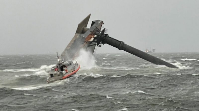 Происшествия: 1 человек погиб, 12 пропали без вести в результате крушения судна у побережья Луизианы
