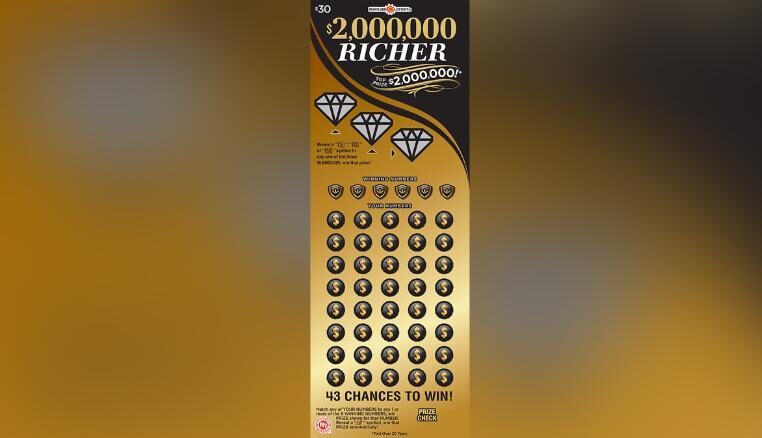 лотерея 2 million dollars richer